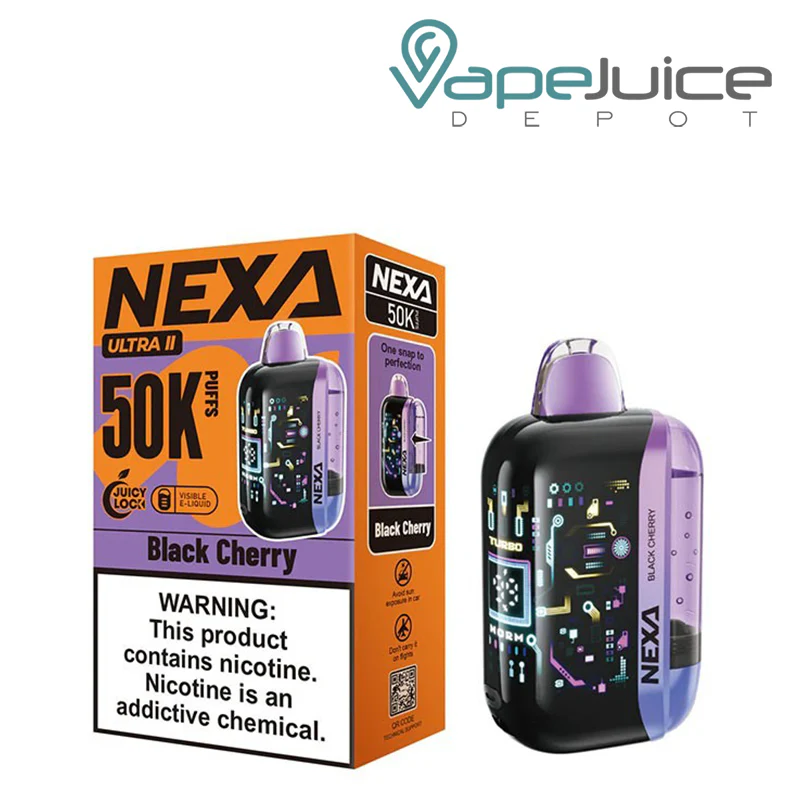 NEXA Ultra II ekran Smart LED, cyberpunk vape, futurystyczny e-papieros wyświetlacz, animowany ekran vape - NEXA Ultra 2 50000 Disposable $16.98