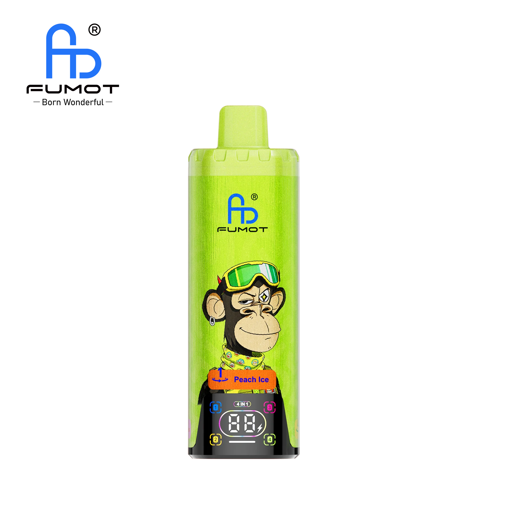 Fumot Eco 4in1 80K jednorazowy e-papieros - szczegół urządzenia grupa 2