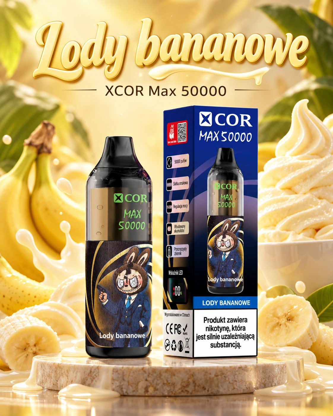 Lody bananowe